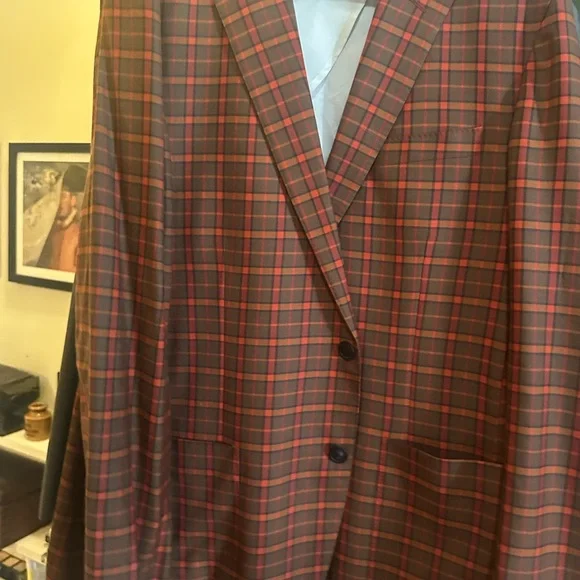 Todd Snyder Red and Black Sport Coat